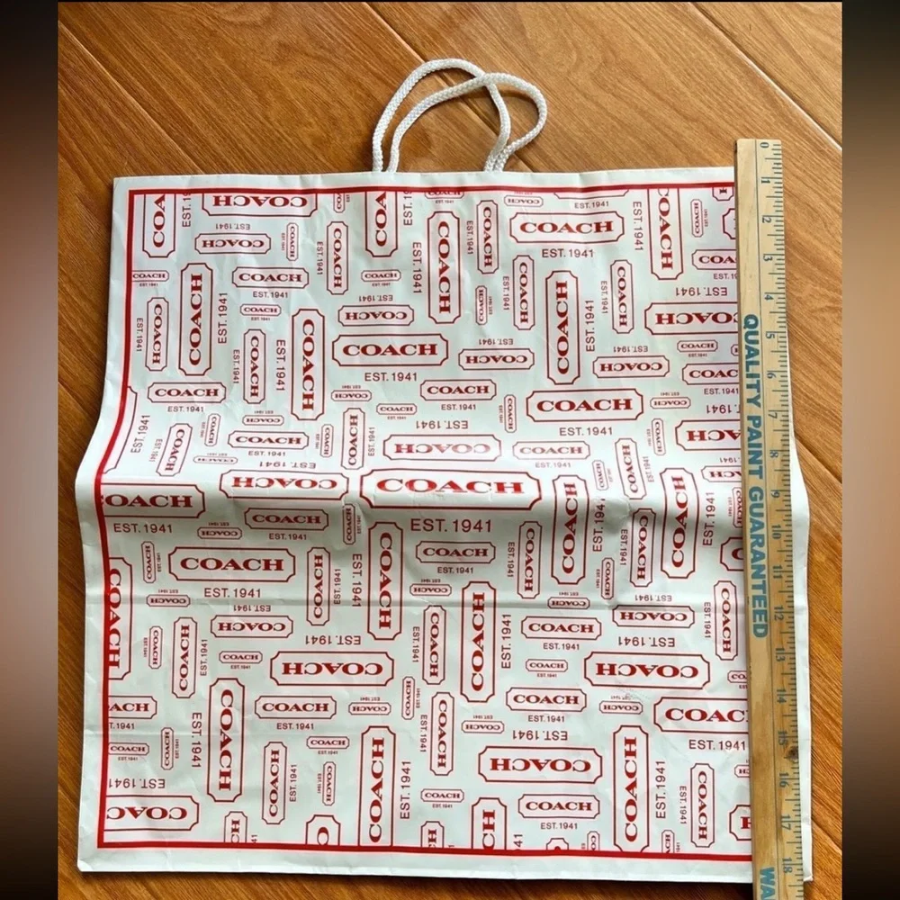 Rare Big Empty Coach Gift Bag